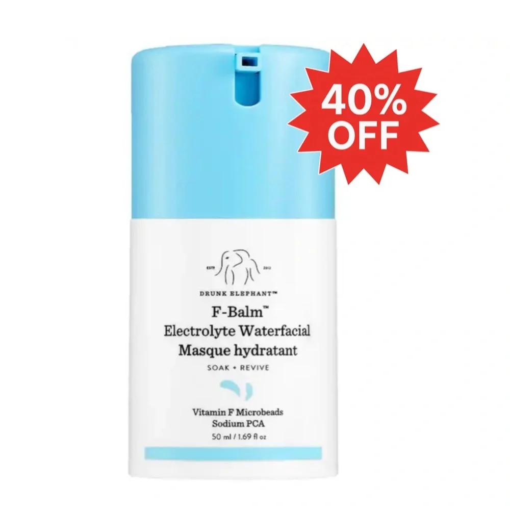 🆕 DRUNK ELEPHANT F-Balm™ Electrolyte Waterfacial Mask 50 mL NIB